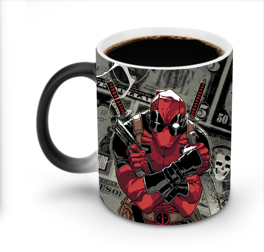 （画像用） Deadpool デッドプール 温度変色マグカップ