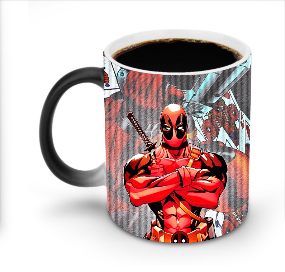 （画像用） Deadpool デッドプール 温度変色マグカップ