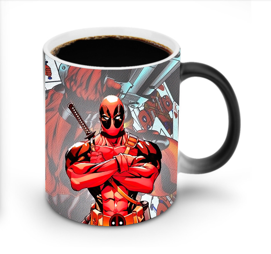 （画像用） Deadpool デッドプール 温度変色マグカップ