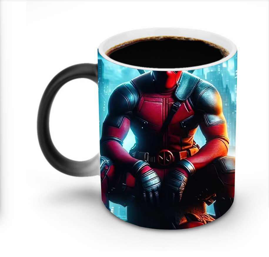 （画像用） Deadpool デッドプール 温度変色マグカップ