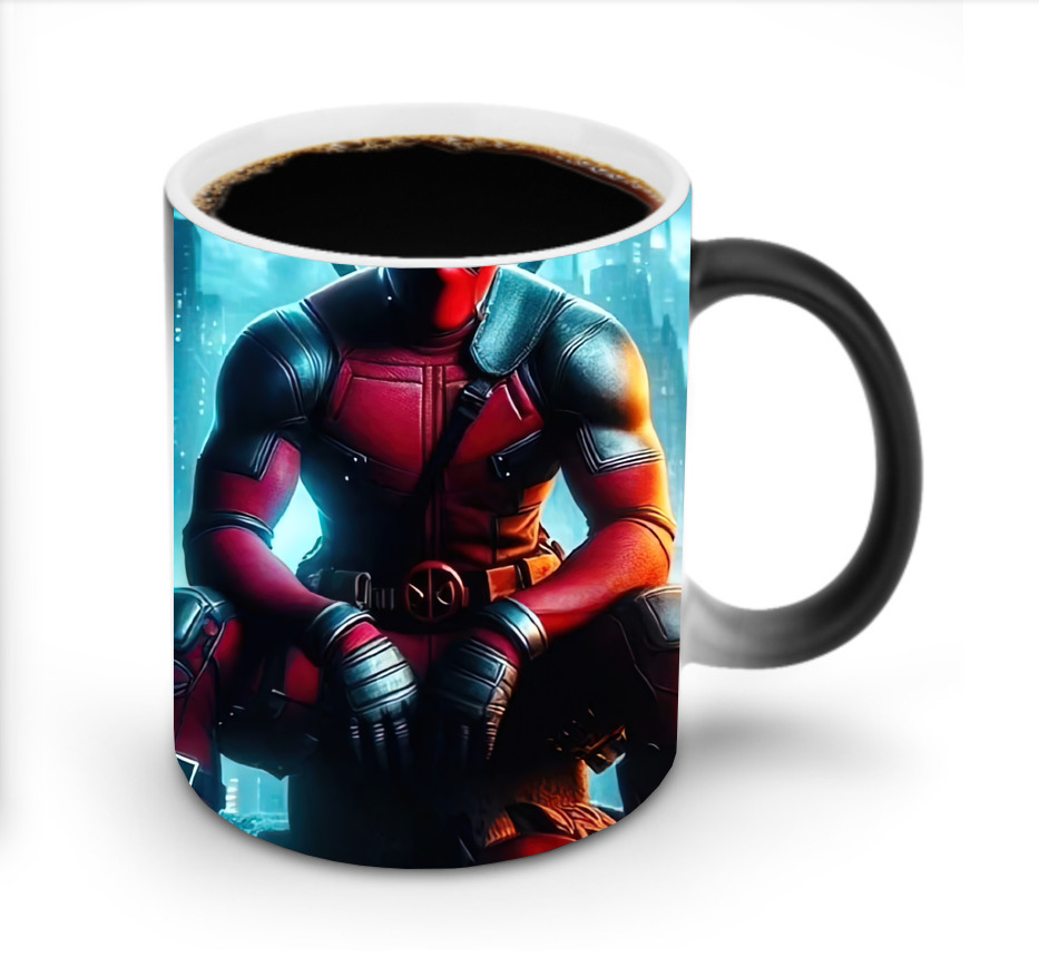（画像用） Deadpool デッドプール 温度変色マグカップ