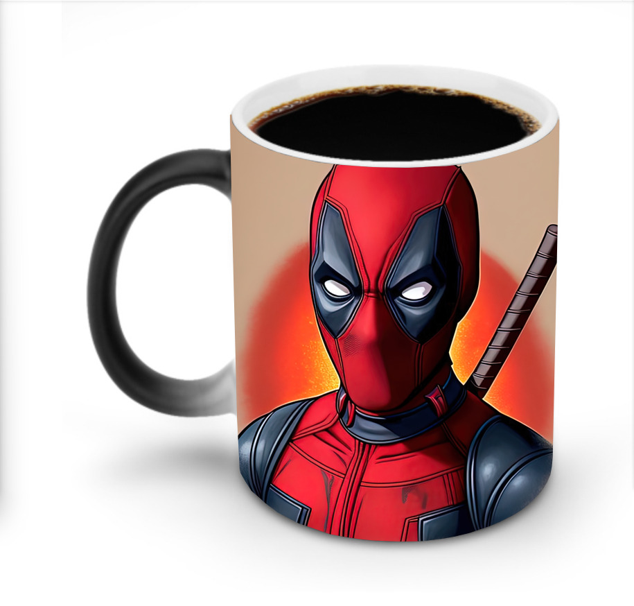 （画像用） Deadpool デッドプール 温度変色マグカップ