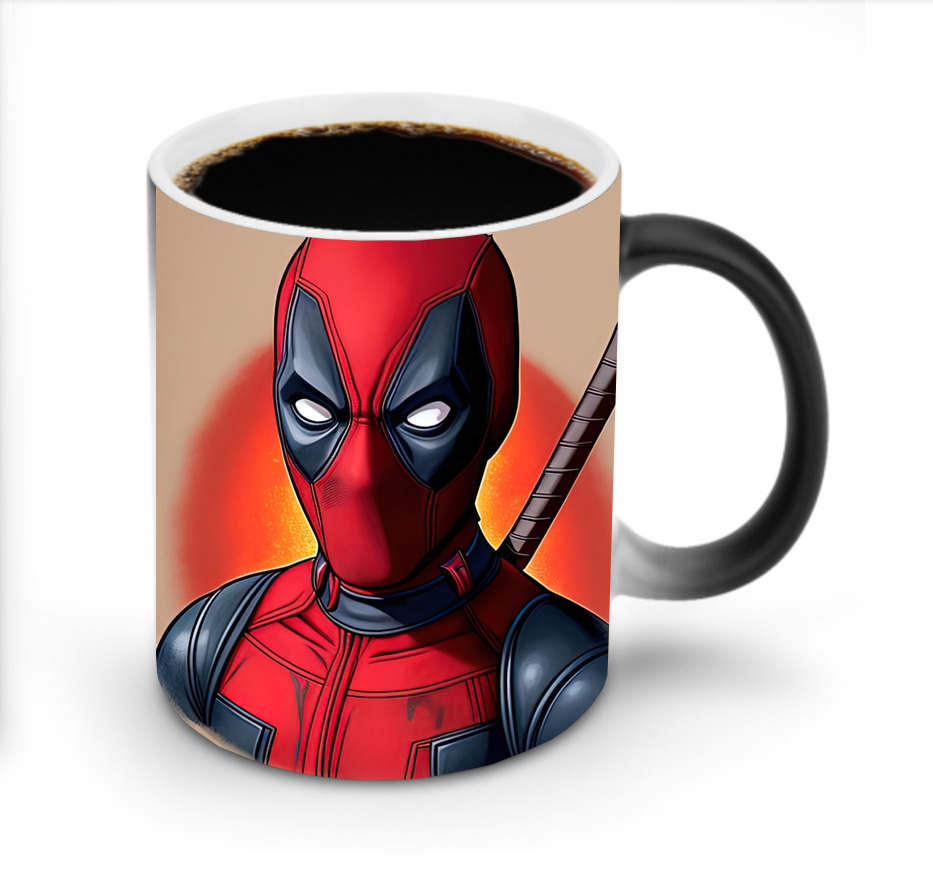 （画像用） Deadpool デッドプール 温度変色マグカップ