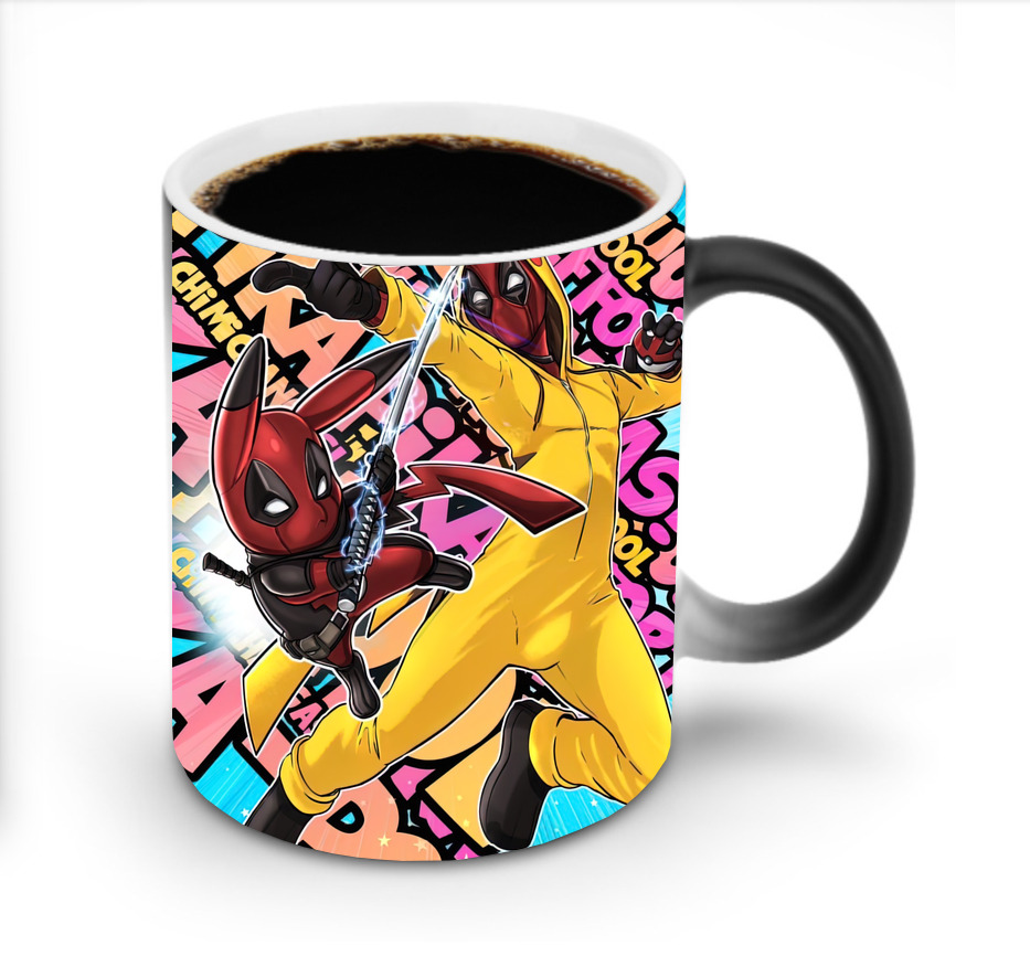 （画像用） Deadpool デッドプール 温度変色マグカップ