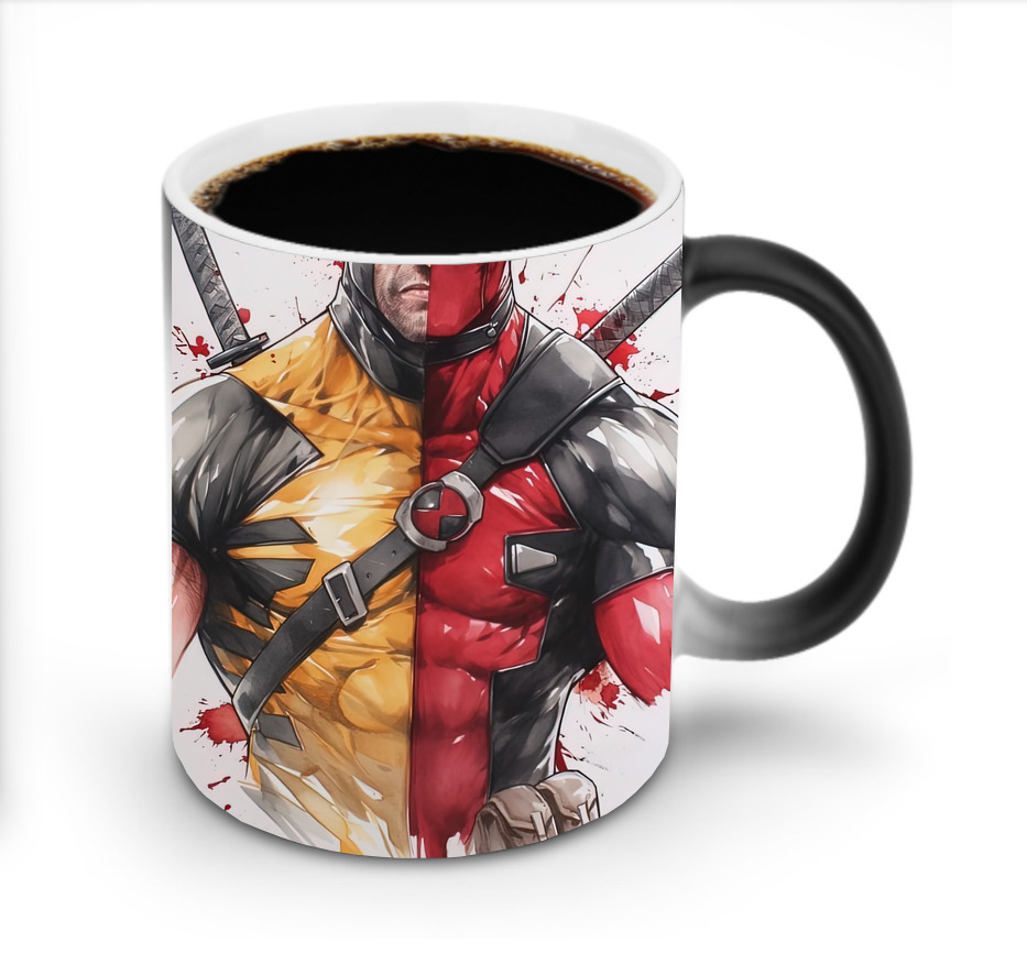 （画像用） Deadpool デッドプール 温度変色マグカップ