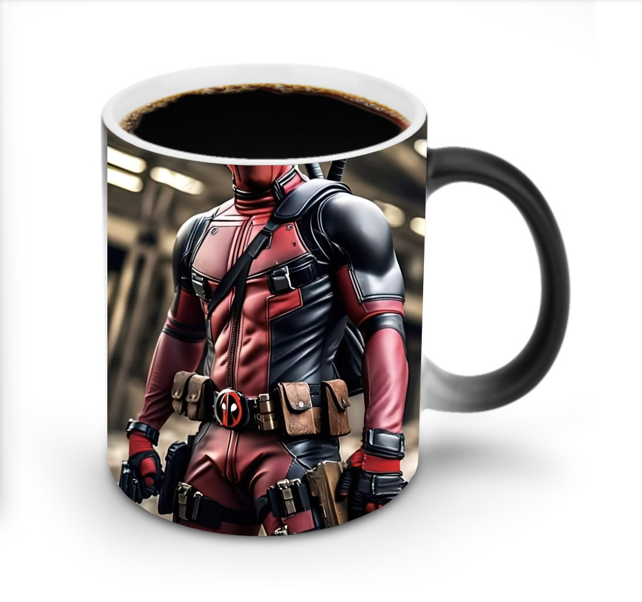 （画像用） Deadpool デッドプール 温度変色マグカップ