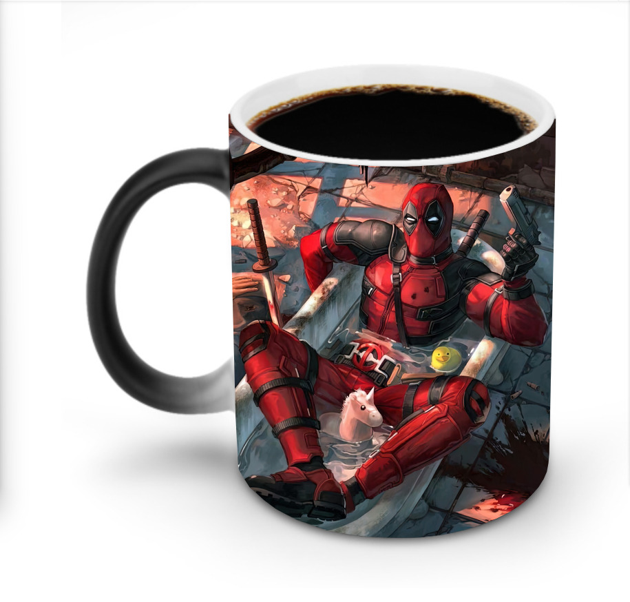 （画像用） Deadpool デッドプール 温度変色マグカップ