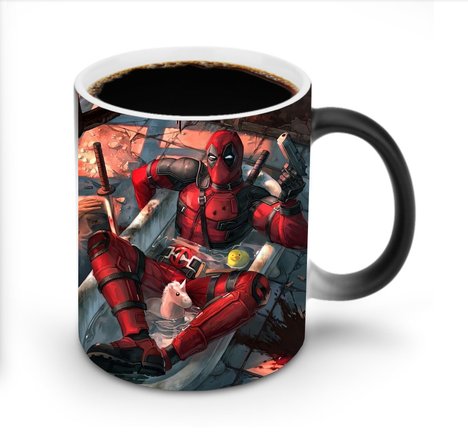 （画像用） Deadpool デッドプール 温度変色マグカップ