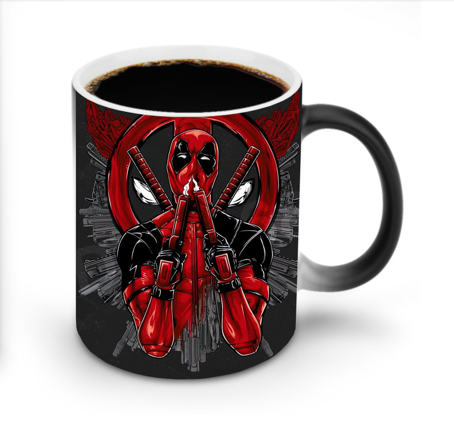 （画像用） Deadpool デッドプール 温度変色マグカップ