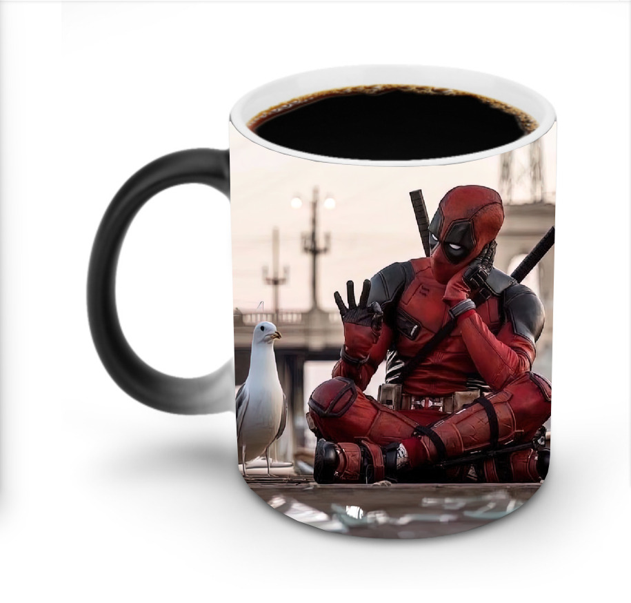 （画像用） Deadpool デッドプール 温度変色マグカップ