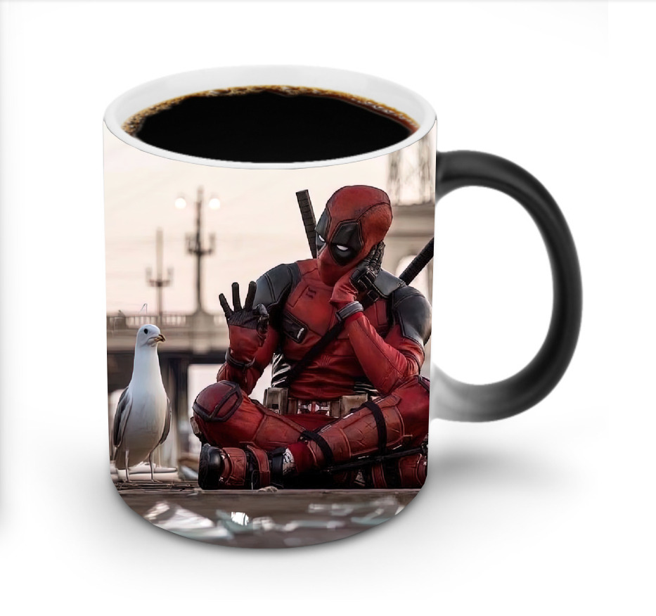 （画像用） Deadpool デッドプール 温度変色マグカップ