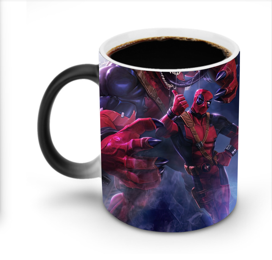 （画像用） Deadpool デッドプール 温度変色マグカップ