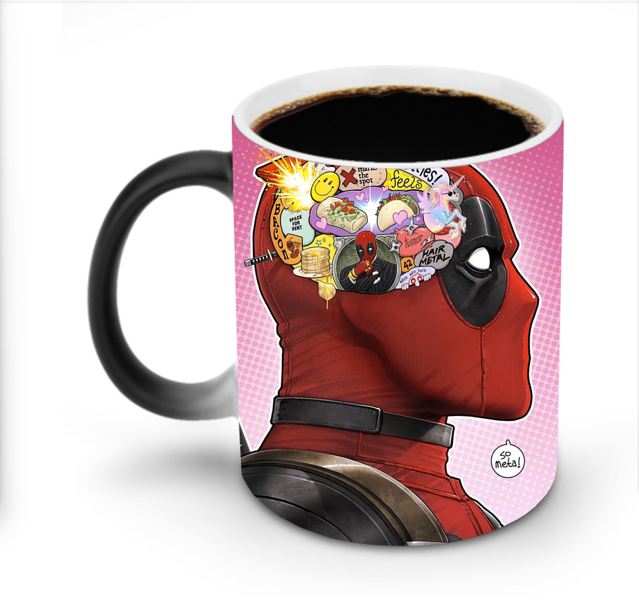 （画像用） Deadpool デッドプール 温度変色マグカップ