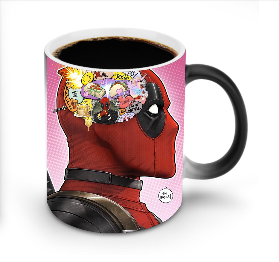 （画像用） Deadpool デッドプール 温度変色マグカップ