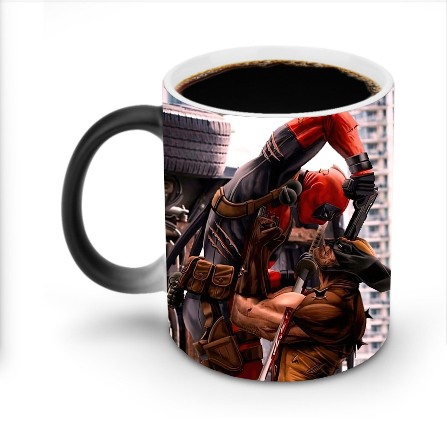 （画像用） Deadpool デッドプール 温度変色マグカップ