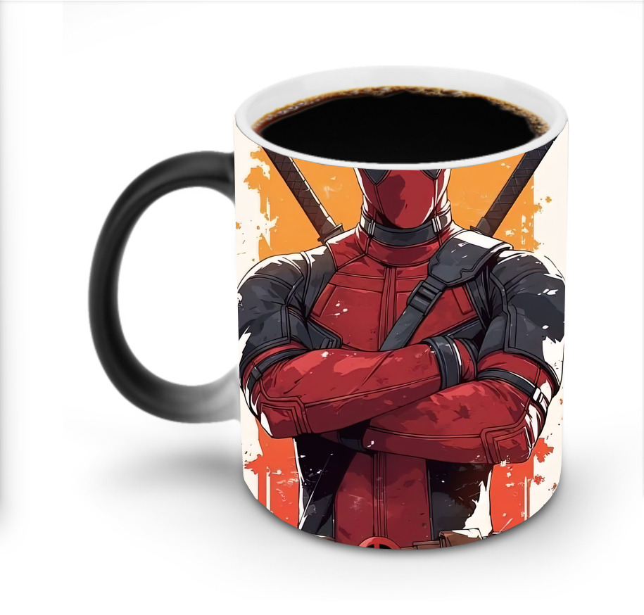 （画像用） Deadpool デッドプール 温度変色マグカップ