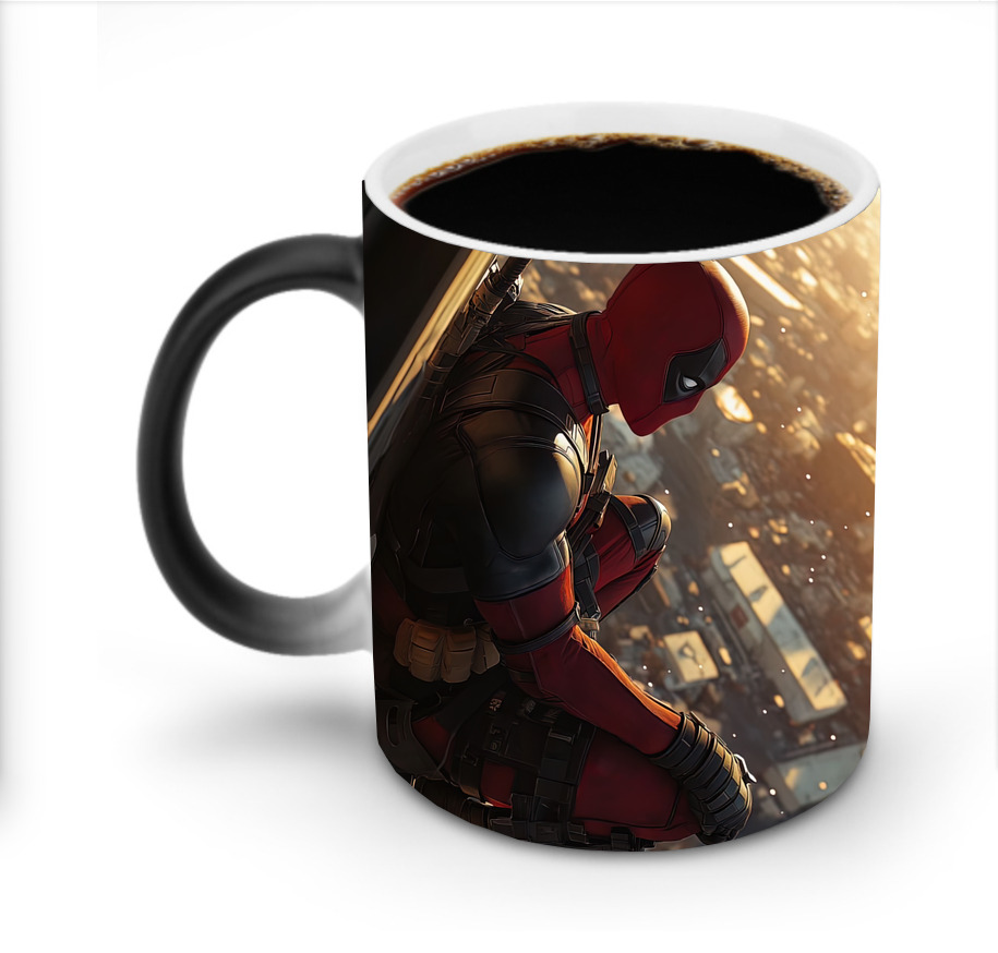 （画像用） Deadpool デッドプール 温度変色マグカップ