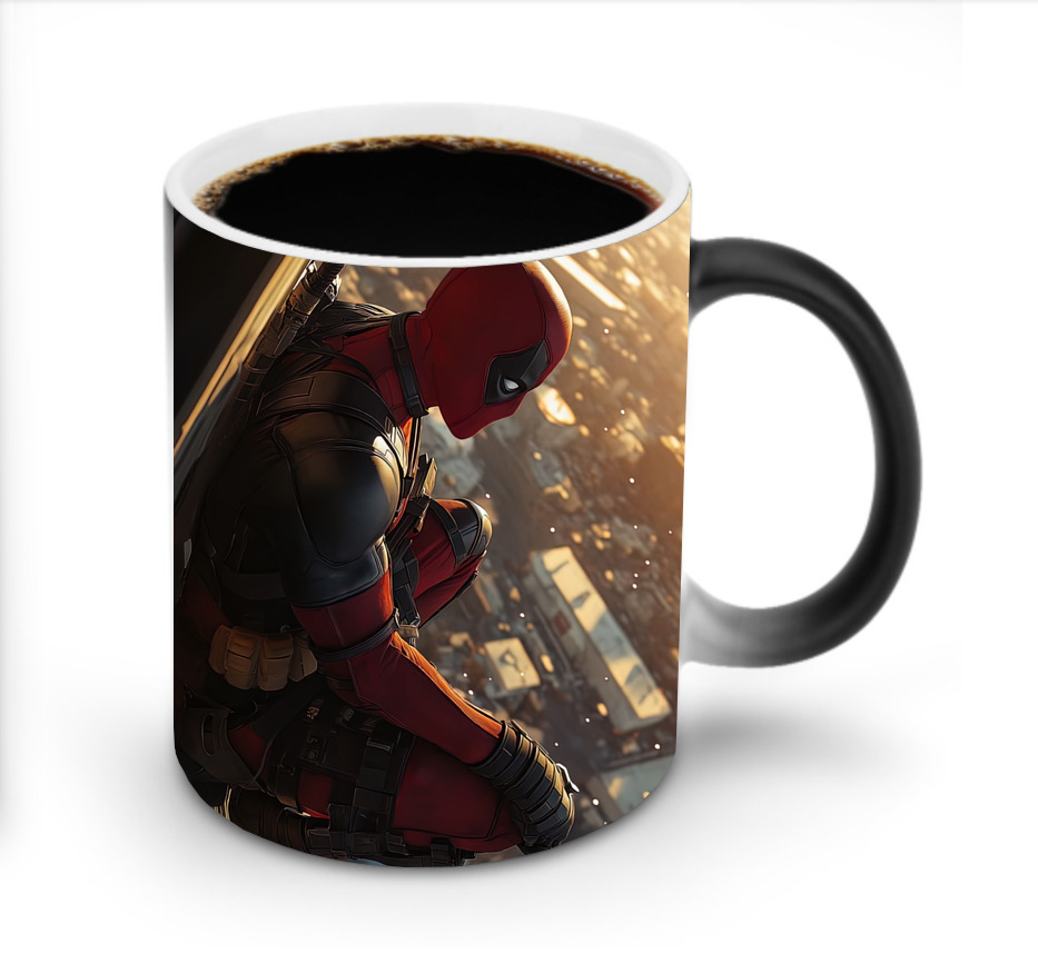 （画像用） Deadpool デッドプール 温度変色マグカップ