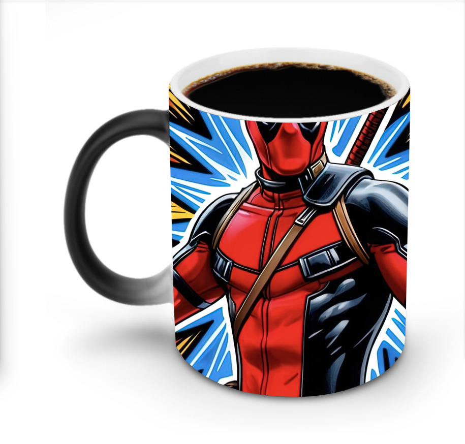 （画像用） Deadpool デッドプール 温度変色マグカップ