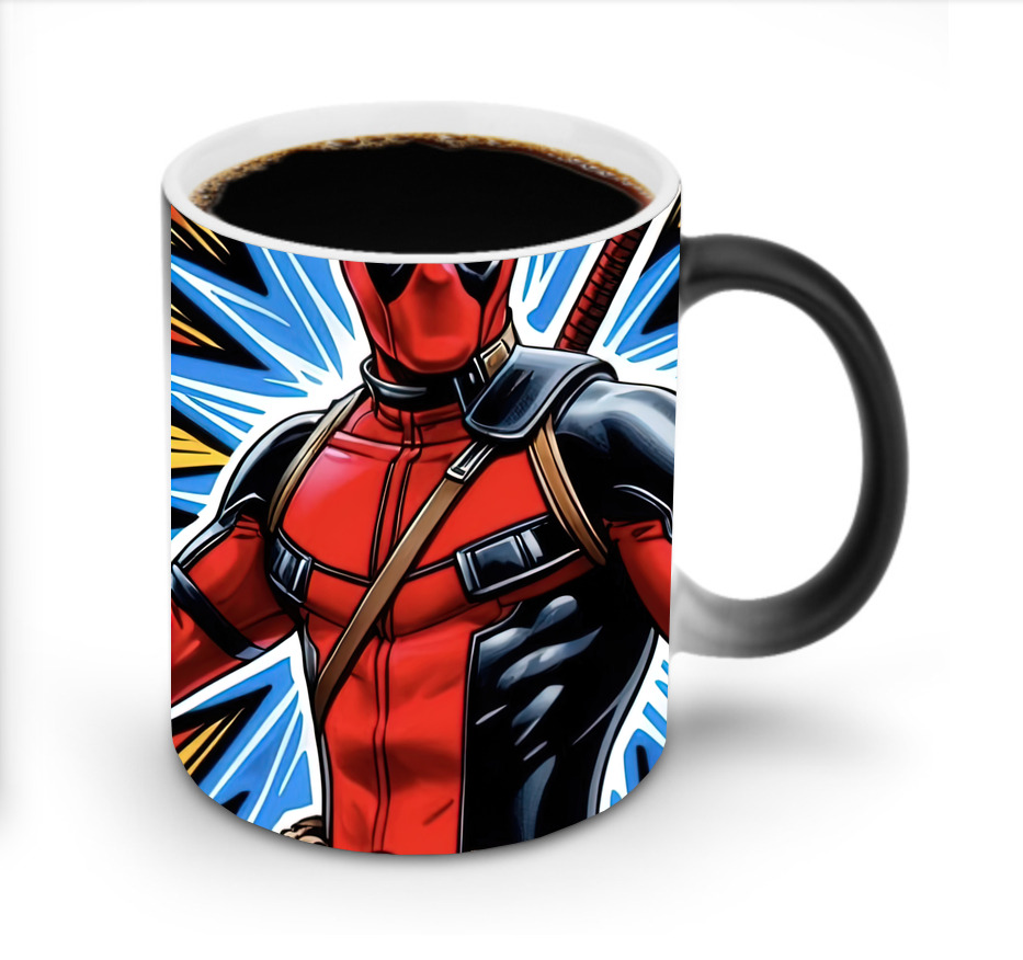 （画像用） Deadpool デッドプール 温度変色マグカップ