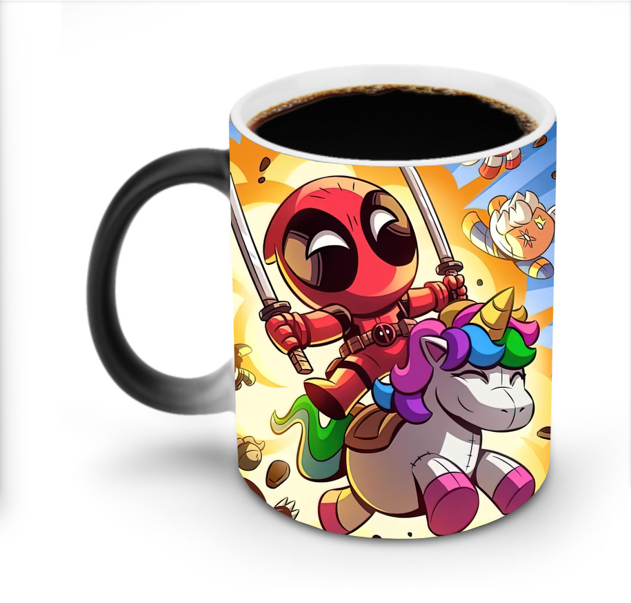 （画像用） Deadpool デッドプール 温度変色マグカップ