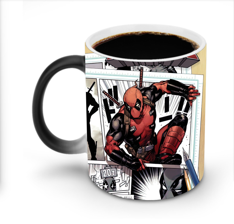 （画像用） Deadpool デッドプール 温度変色マグカップ