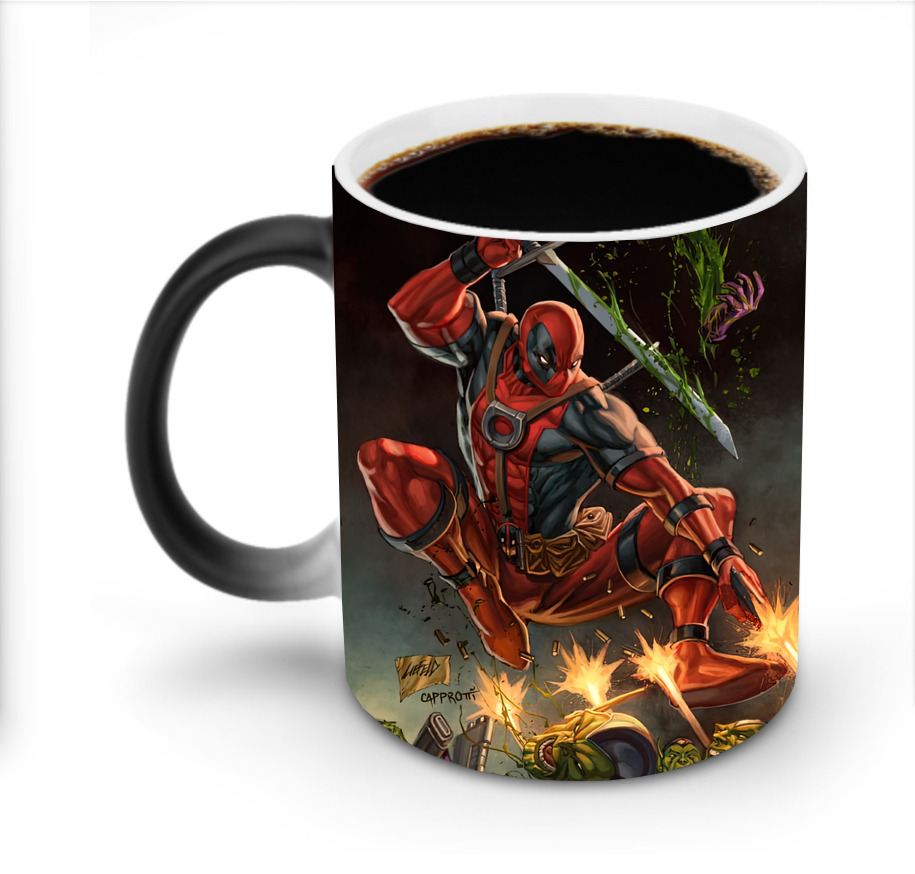 （画像用） Deadpool デッドプール 温度変色マグカップ