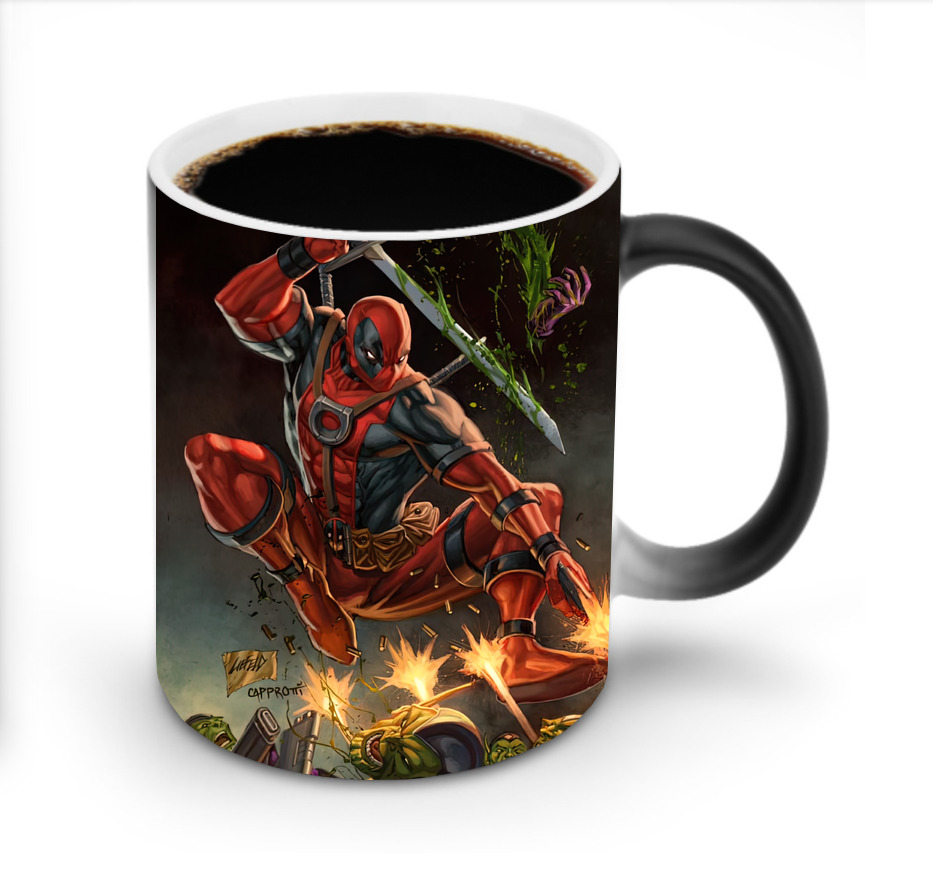 （画像用） Deadpool デッドプール 温度変色マグカップ