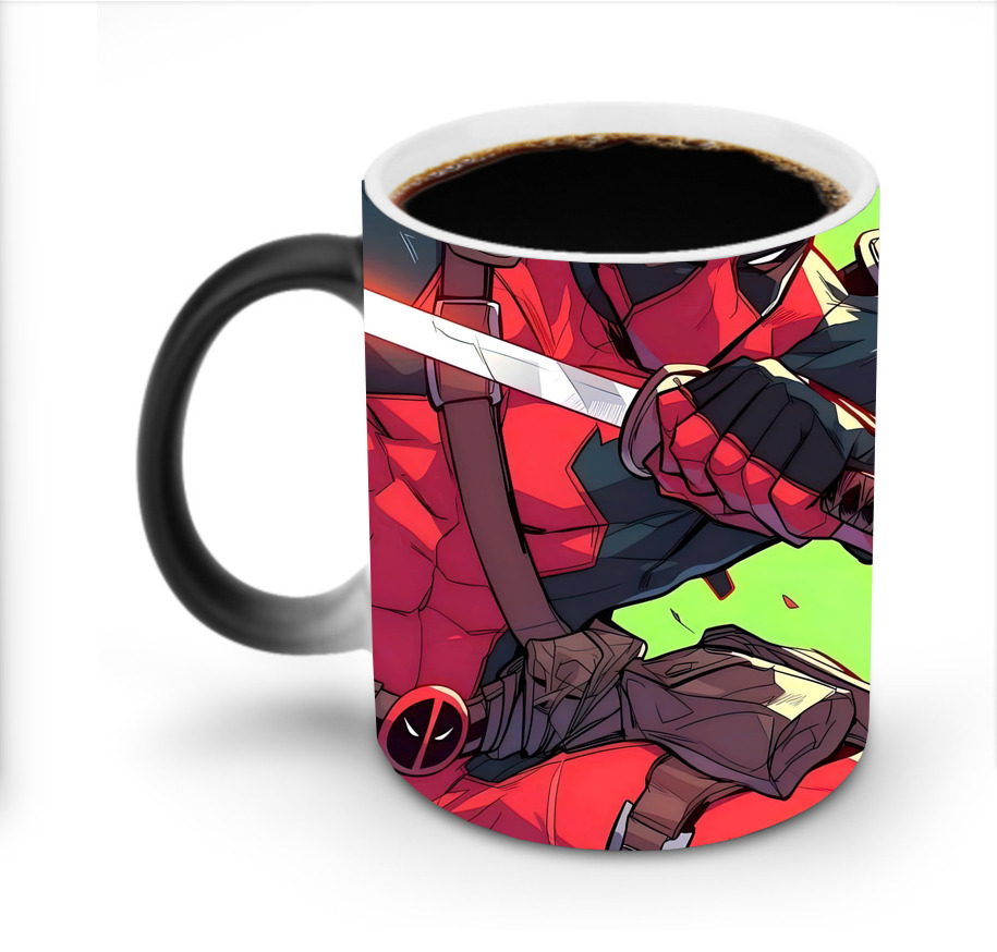 （画像用） Deadpool デッドプール 温度変色マグカップ