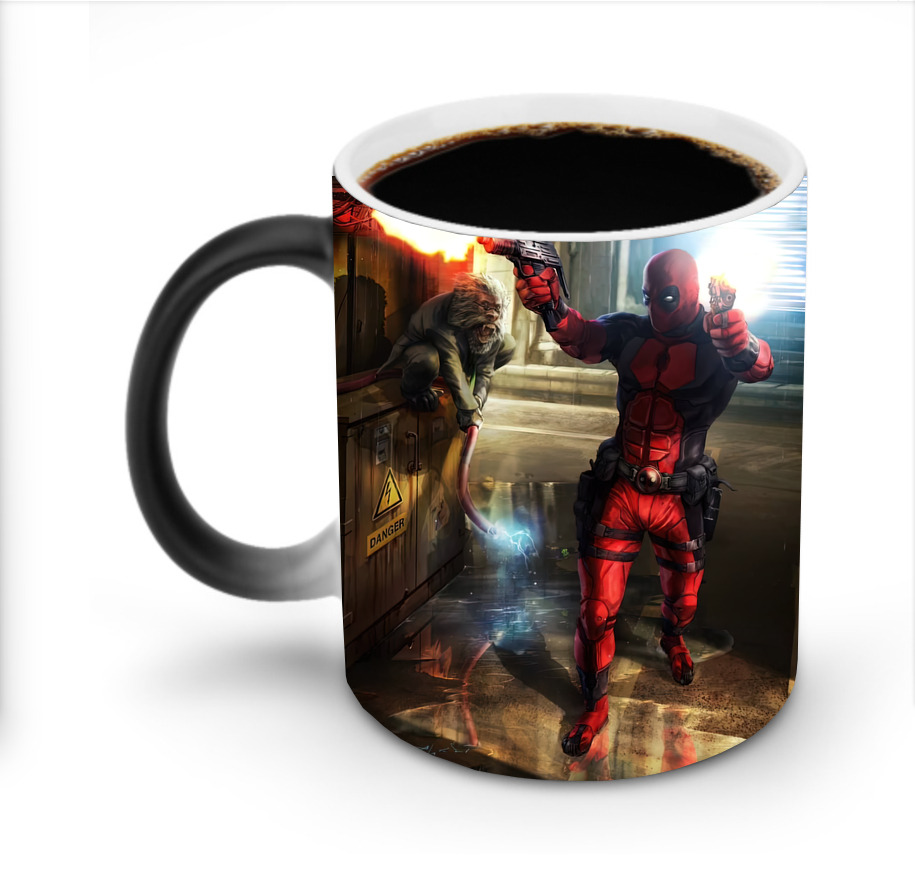 （画像用） Deadpool デッドプール 温度変色マグカップ