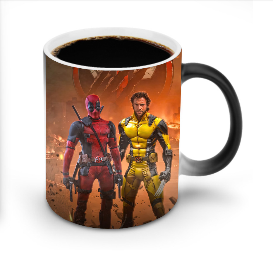 （画像用） Deadpool デッドプール 温度変色マグカップ