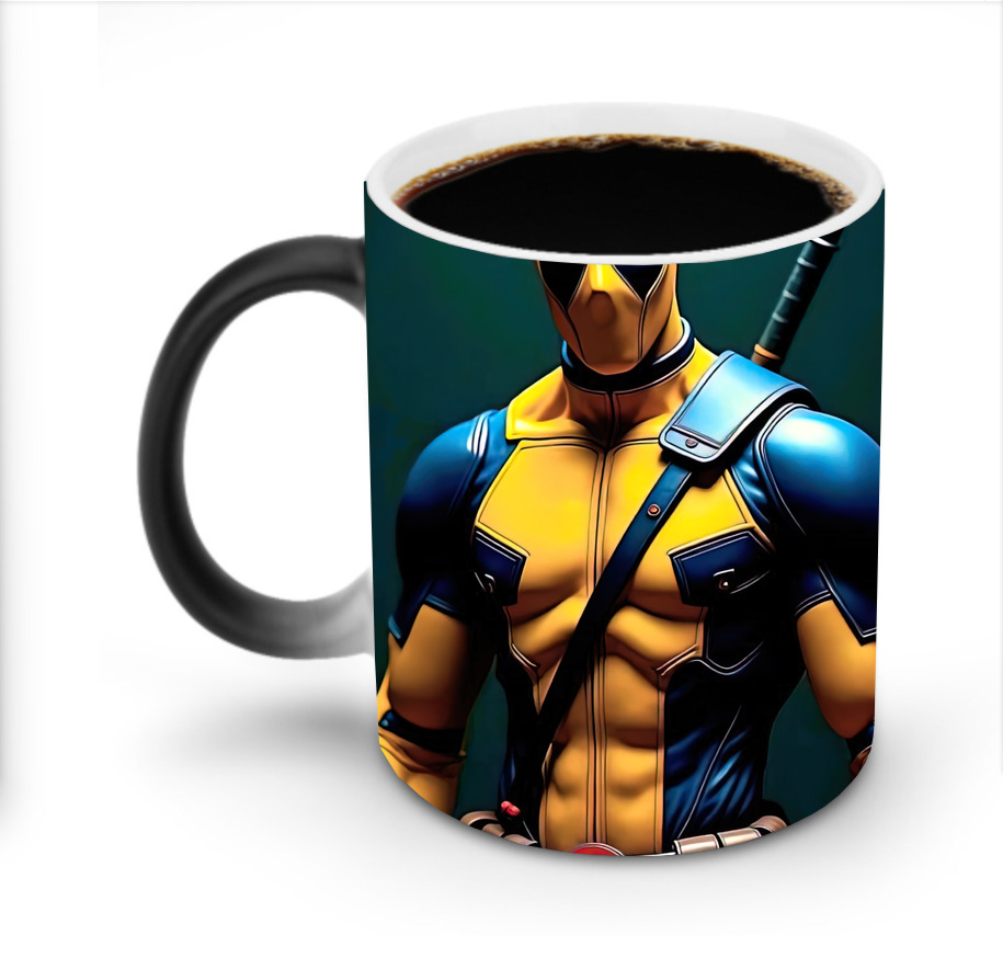 （画像用） Deadpool デッドプール 温度変色マグカップ