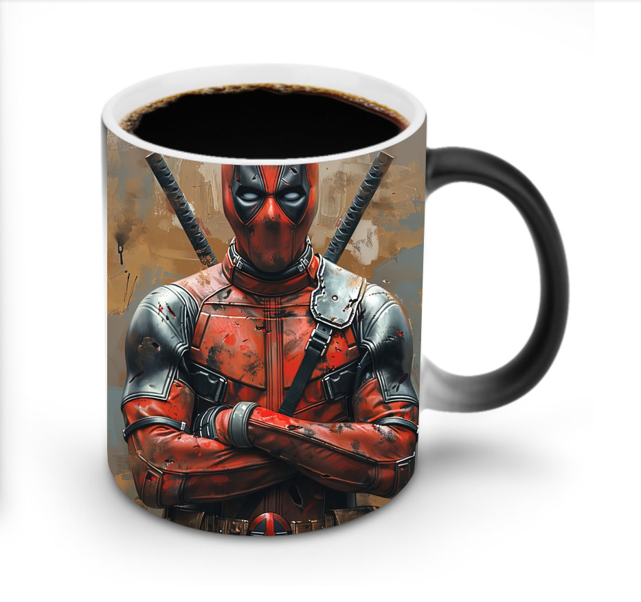 （画像用） Deadpool デッドプール 温度変色マグカップ