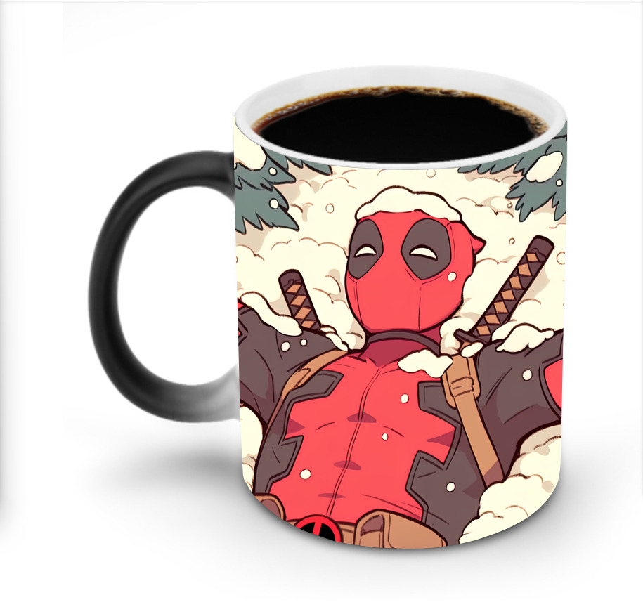 （画像用） Deadpool デッドプール 温度変色マグカップ