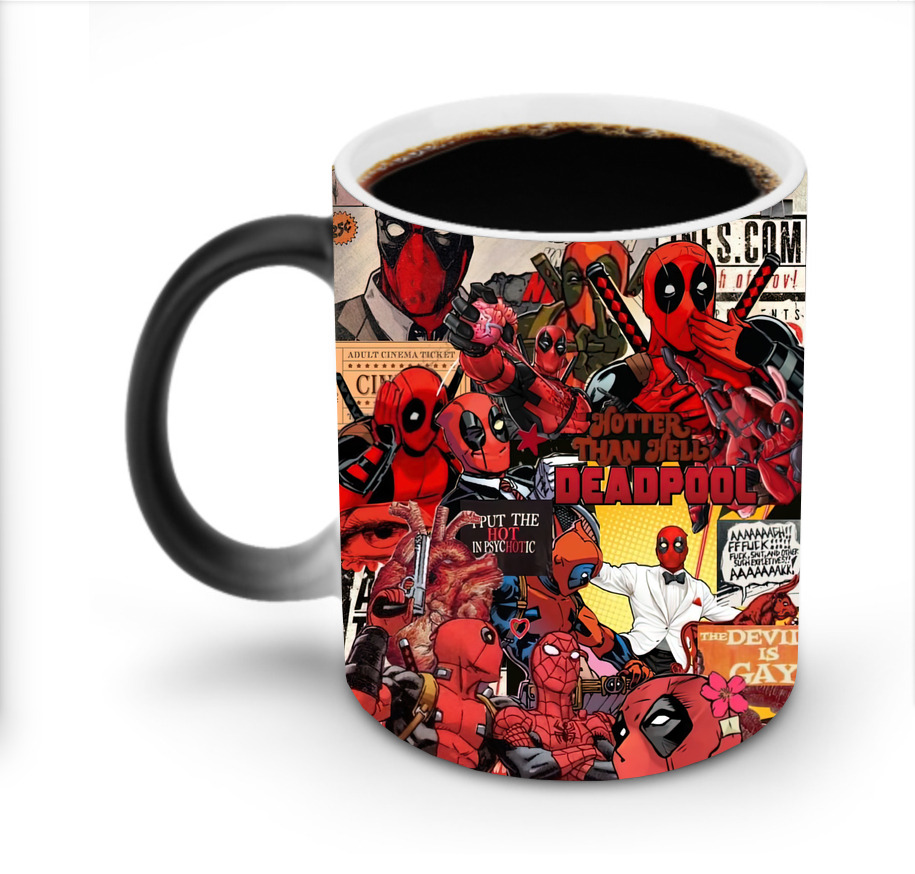 （画像用） Deadpool デッドプール 温度変色マグカップ