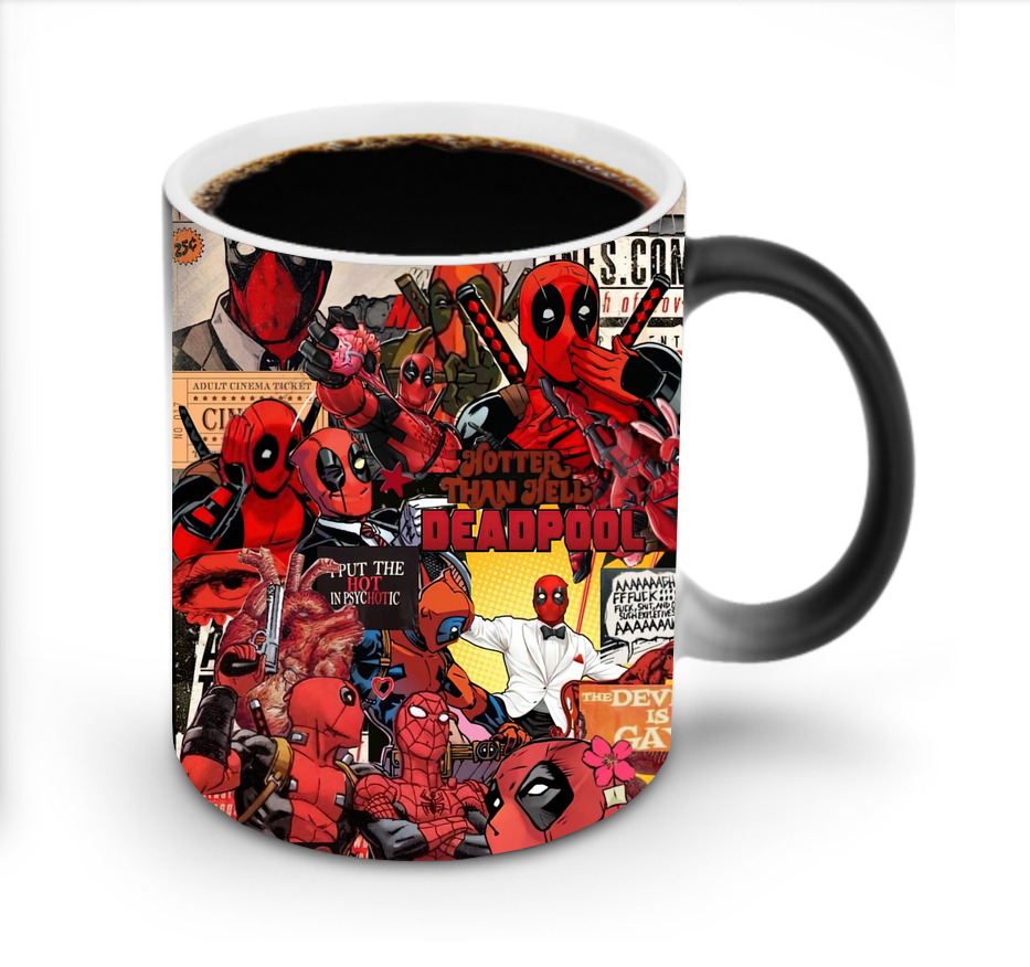 （画像用） Deadpool デッドプール 温度変色マグカップ