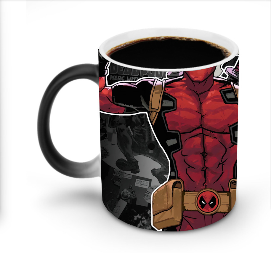 （画像用） Deadpool デッドプール 温度変色マグカップ