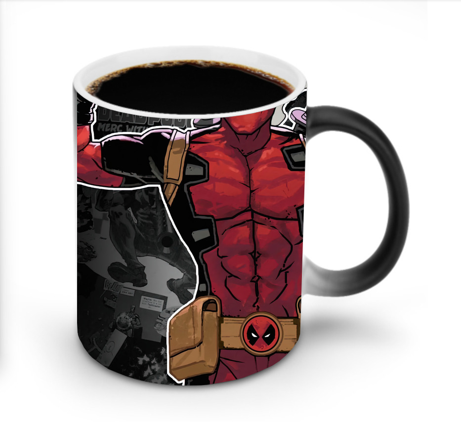 （画像用） Deadpool デッドプール 温度変色マグカップ