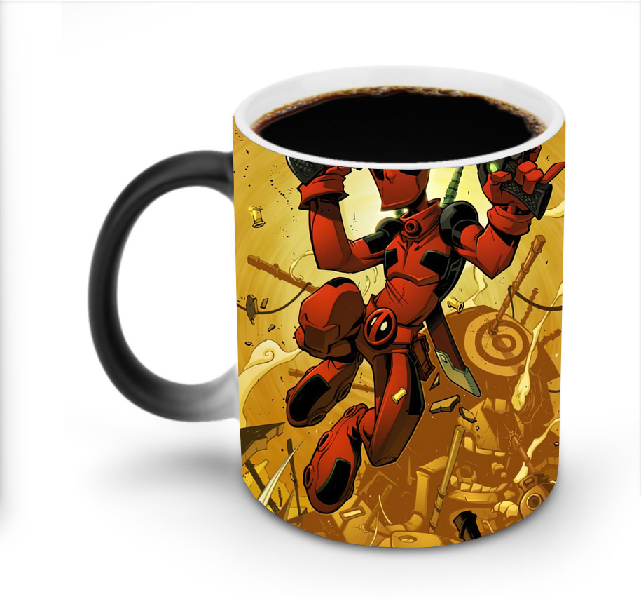 （画像用） Deadpool デッドプール 温度変色マグカップ