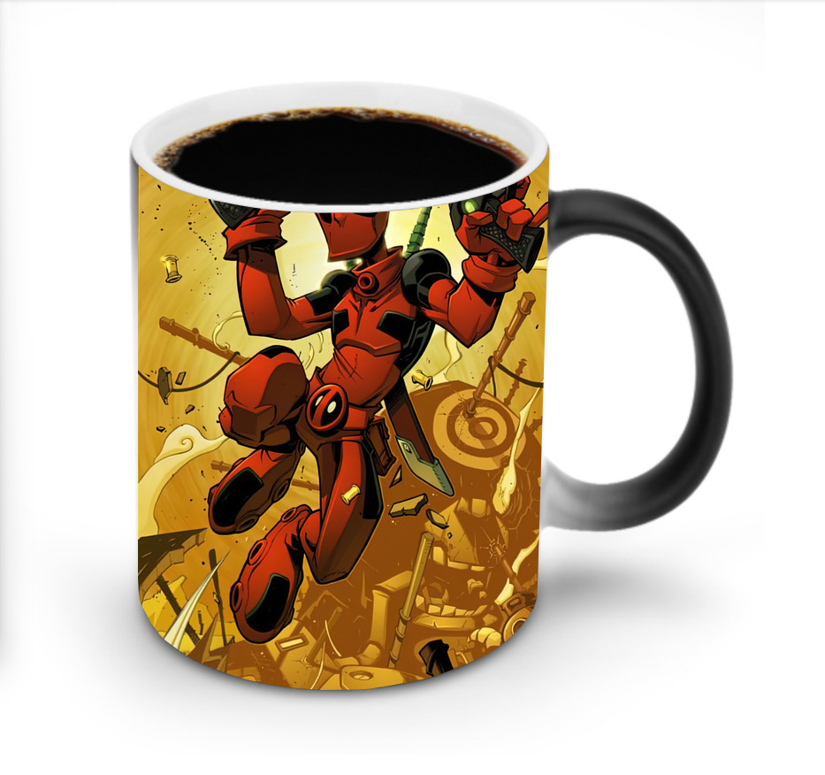 （画像用） Deadpool デッドプール 温度変色マグカップ