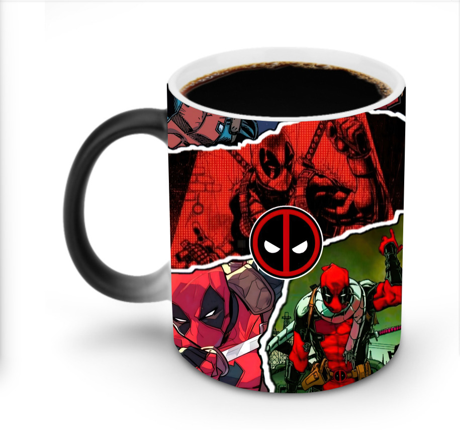 （画像用） Deadpool デッドプール 温度変色マグカップ