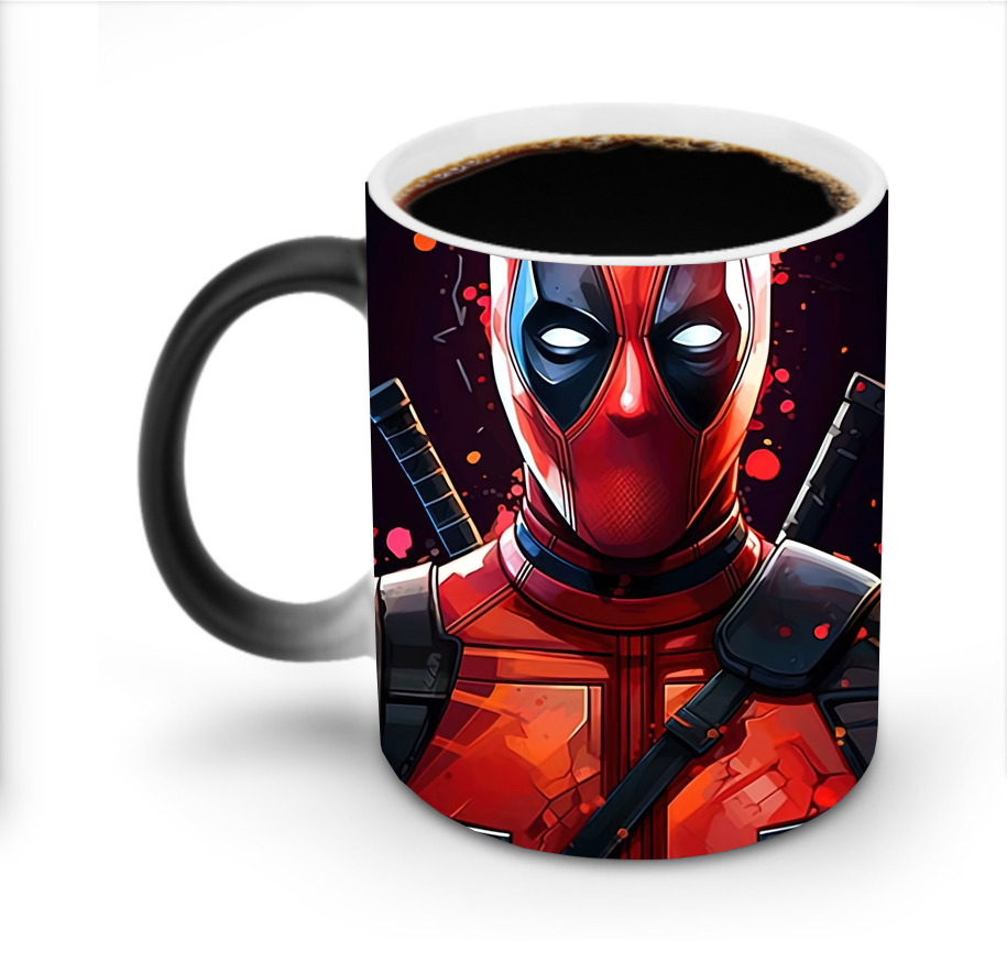 （画像用） Deadpool デッドプール 温度変色マグカップ