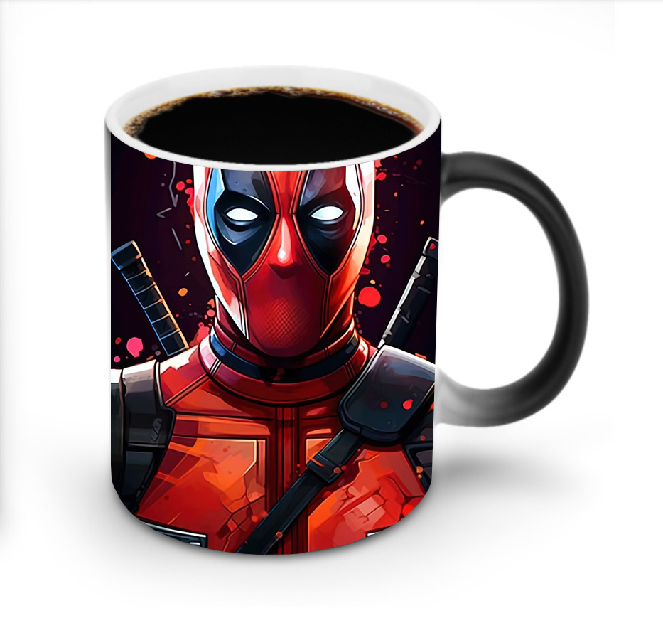 （画像用） Deadpool デッドプール 温度変色マグカップ