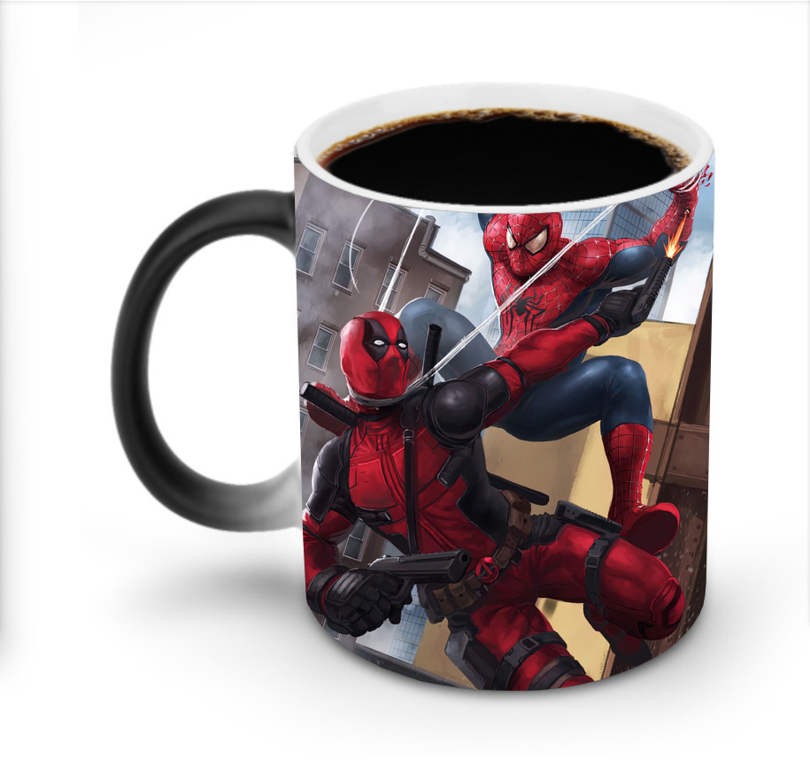 （画像用） Deadpool デッドプール 温度変色マグカップ