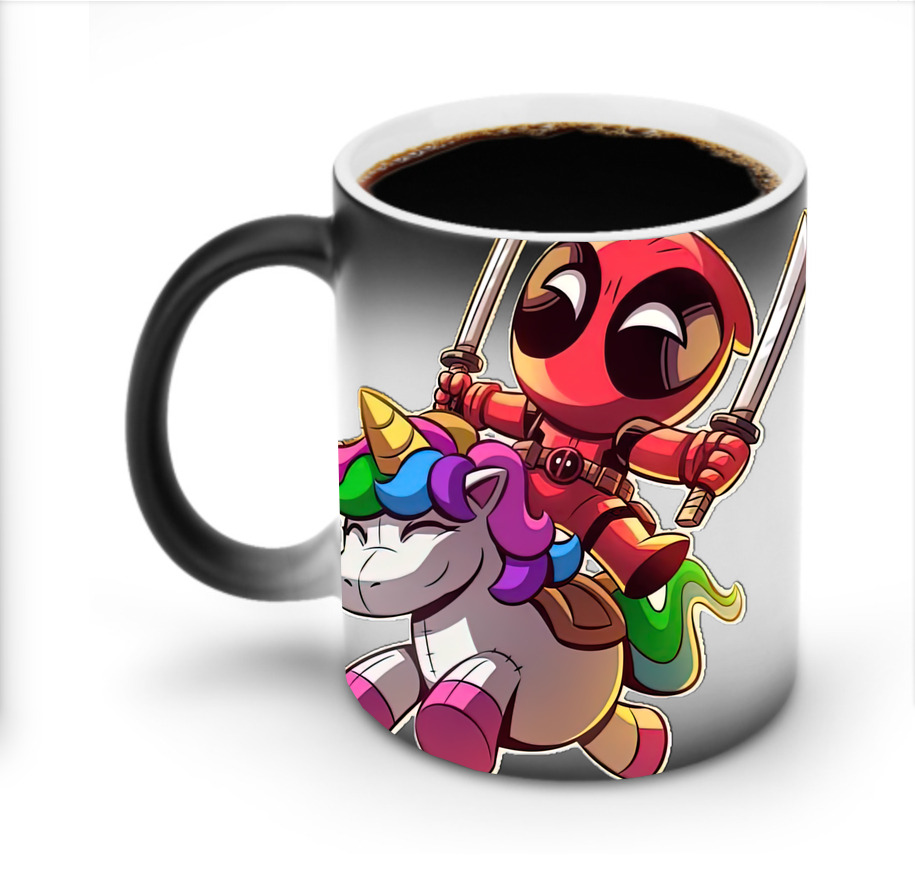 （画像用） Deadpool デッドプール 温度変色マグカップ