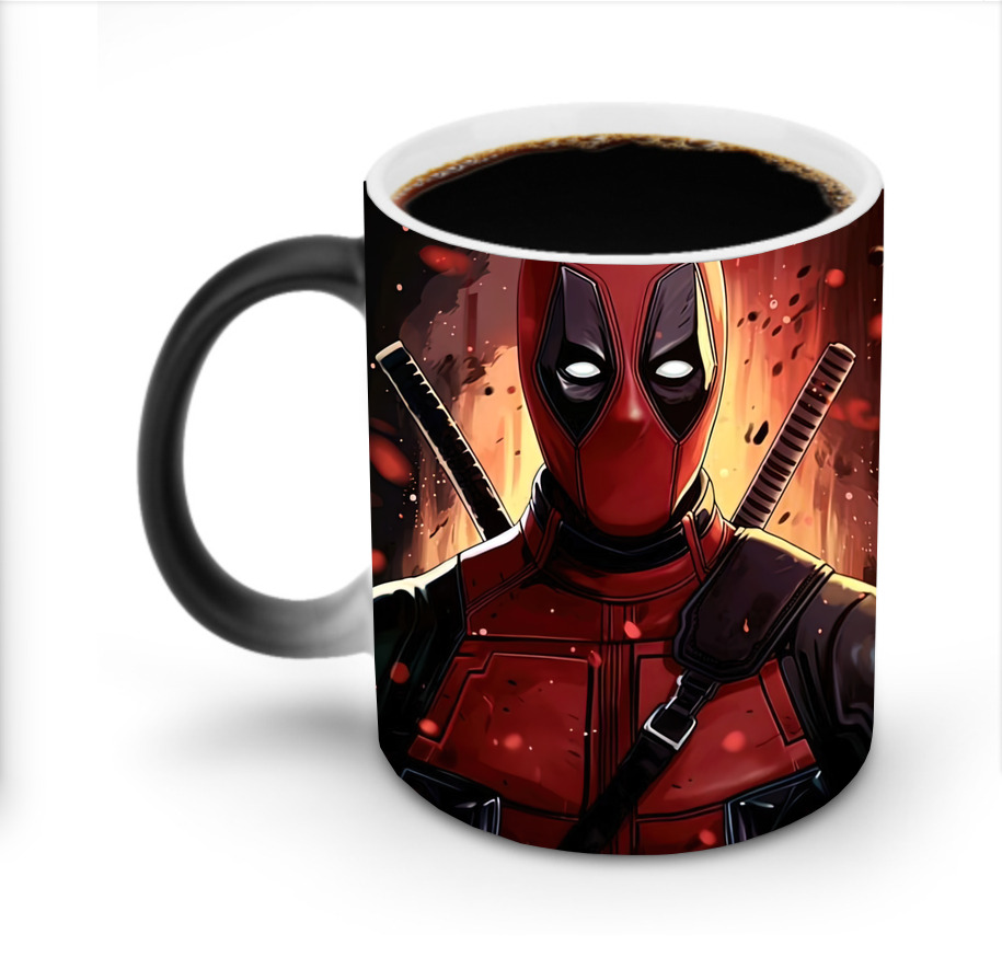 （画像用） Deadpool デッドプール 温度変色マグカップ