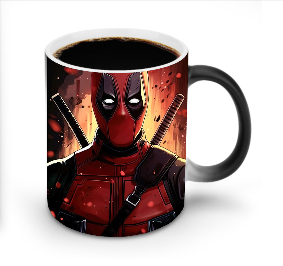 （画像用） Deadpool デッドプール 温度変色マグカップ