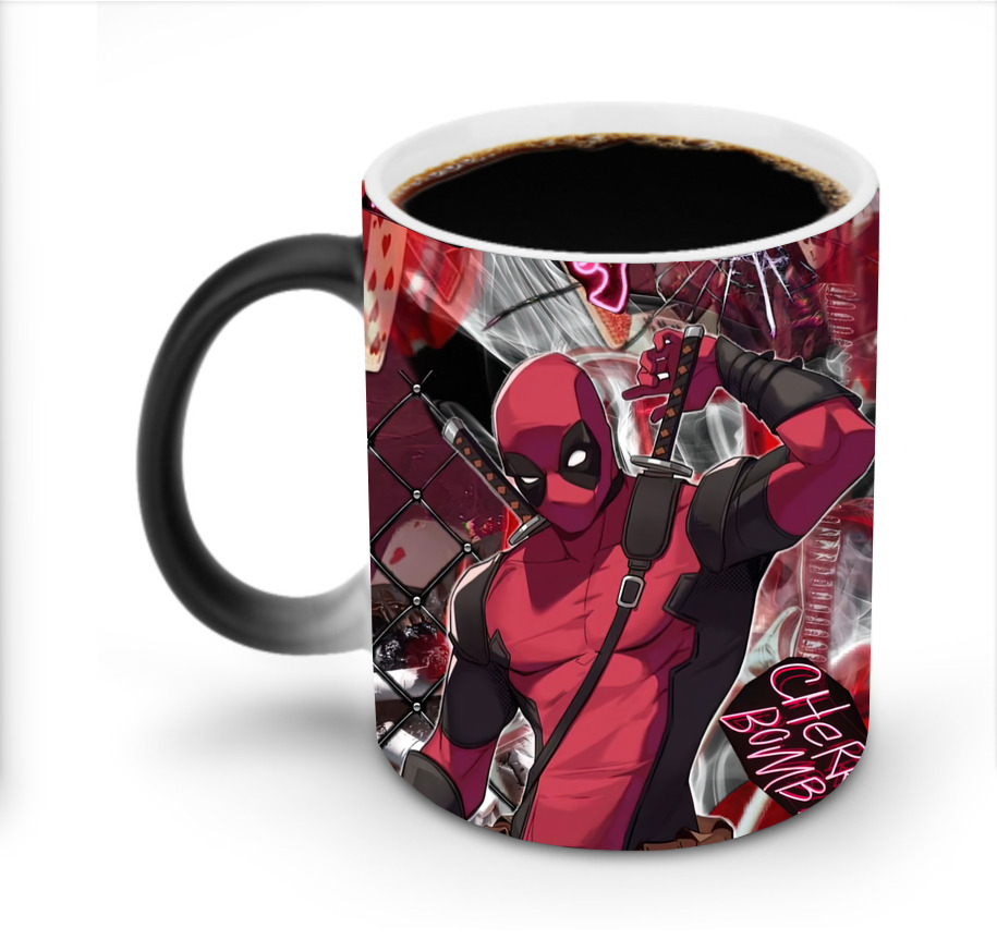 （画像用） Deadpool デッドプール 温度変色マグカップ