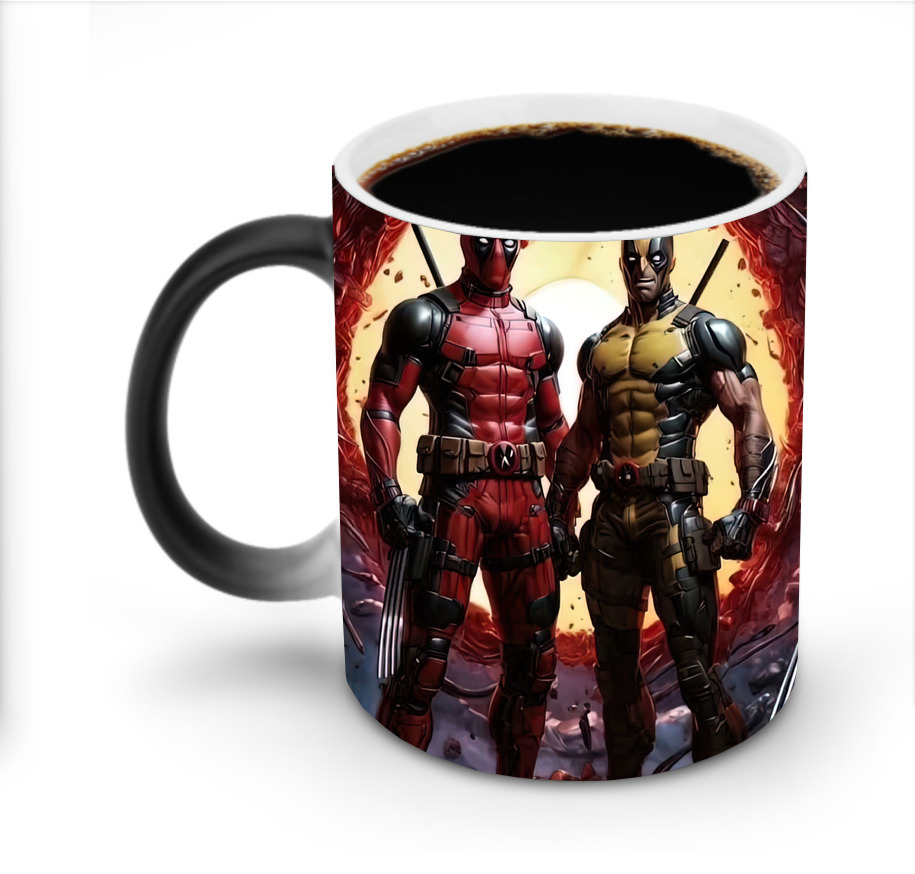 （画像用） Deadpool デッドプール 温度変色マグカップ