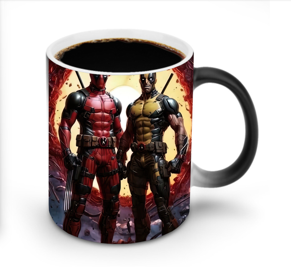 （画像用） Deadpool デッドプール 温度変色マグカップ